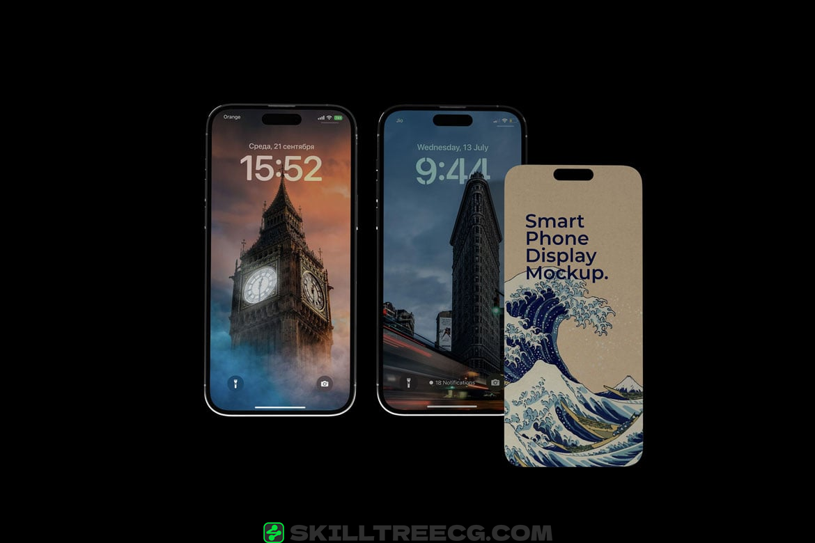 图片[2]-Smart-Phone Display Mockup（534220）-技能树